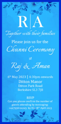 Invitation-Chunni-Ceremony-Blue