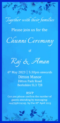 Invitation-Chunni-Ceremony-Blue-White